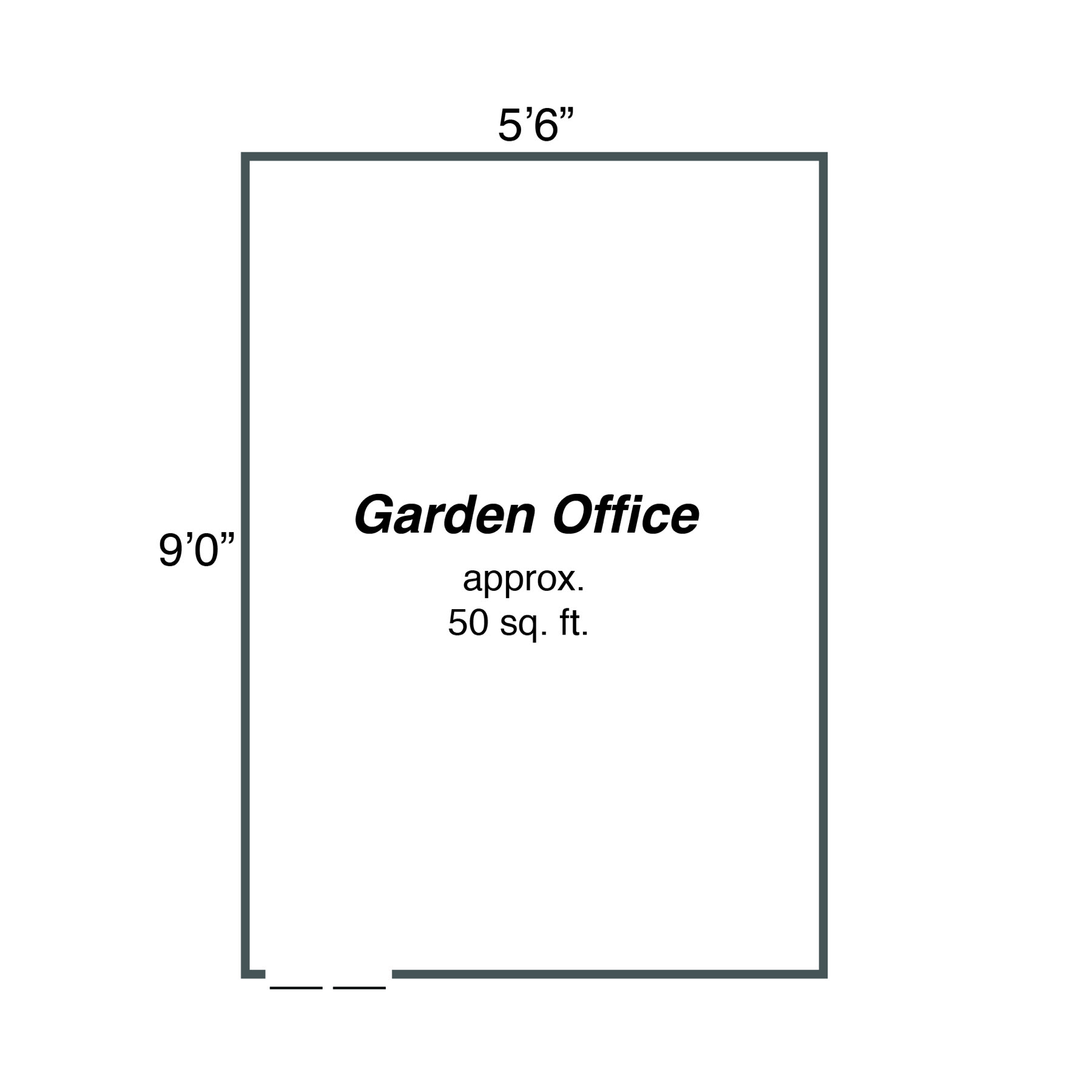 Garden Office floor plan